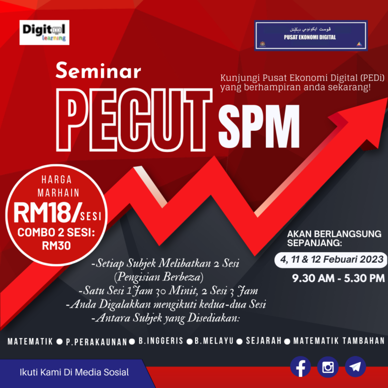 Poster Pecut SPM