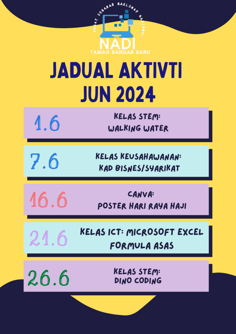 JADUAL AKTIVITI JUN 2024