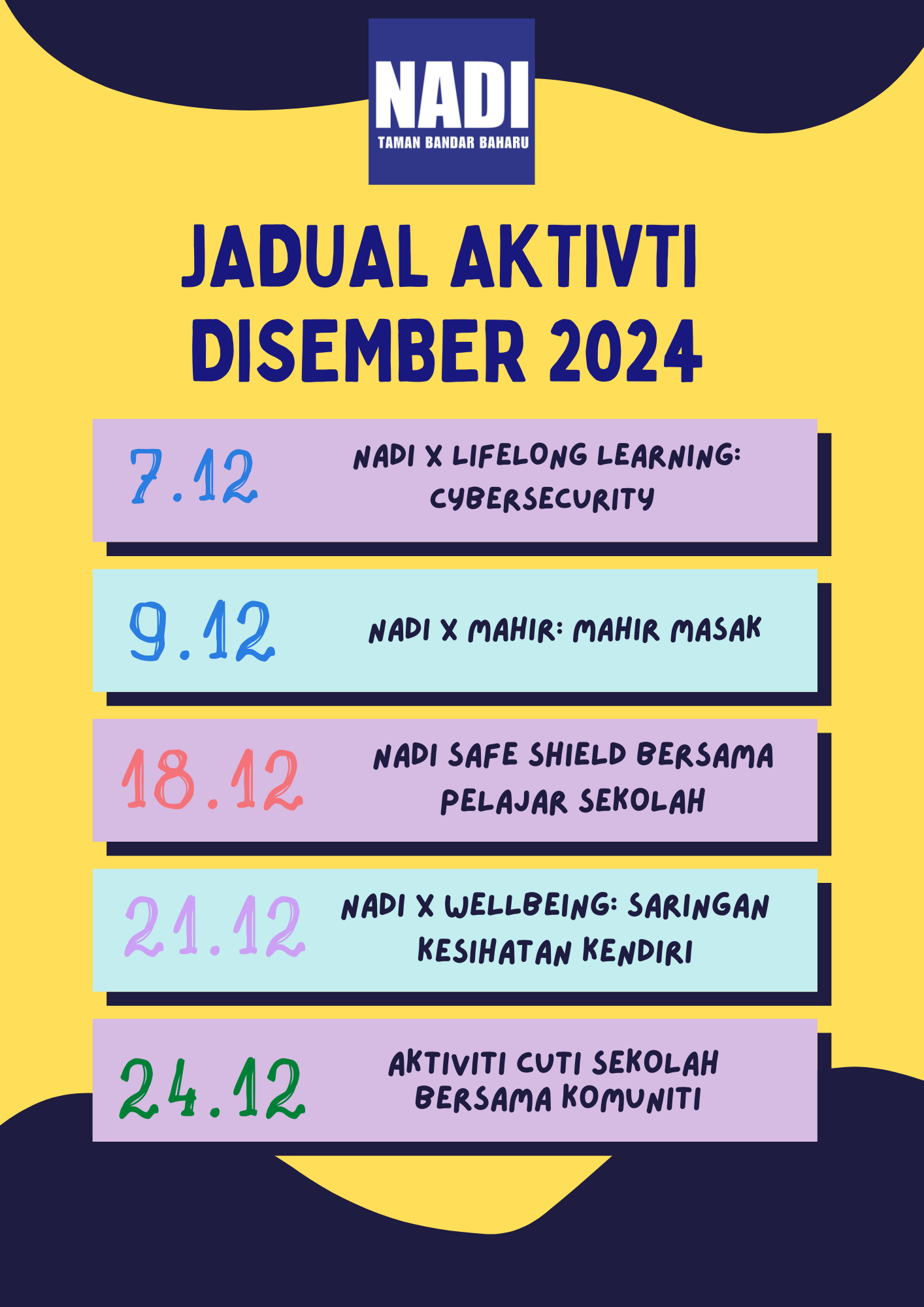 JADUAL AKTIVITI DIS 24